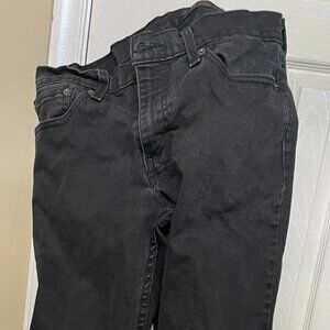 Levi’s 511 Slim Fit Jeans Black W31 L30 Water Stretch Denim